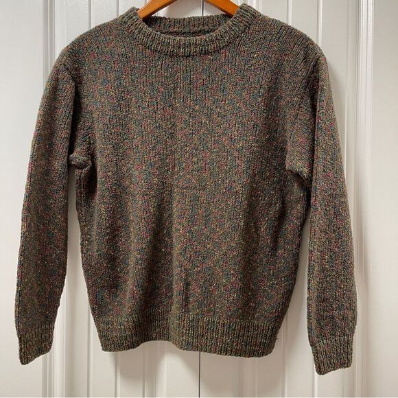 Vintage Cozy Knit Speckled Sweater Brown - Picture 2 of 10